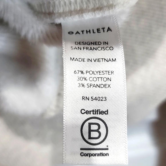 Athleta Cozy Karma 1/4th zip heathered pull over size M - Picture 7 of 9